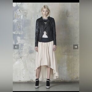 MUUBAA moto style leather jacket